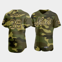 New York Mets #38 Tylor Megill Men's 2022 Armed Forces Day Jersey - Camo