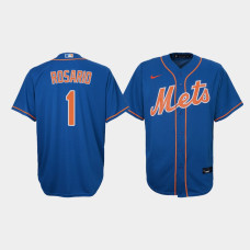 Youth New York Mets Amed Rosario #1 Royal Replica Cool Base Jersey