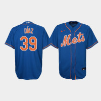 Youth New York Mets Edwin Diaz #39 Royal Replica Cool Base Jersey