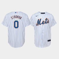 Youth New York Mets Marcus Stroman #0 White Replica Nike Home Jersey