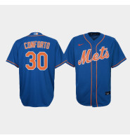Youth New York Mets Michael Conforto #30 Royal Replica Cool Base Jersey