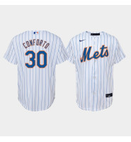 Youth New York Mets Michael Conforto #30 White Replica Nike Home Jersey Youth New York Mets Michael Conforto #30 White Replica Nike Home Jersey