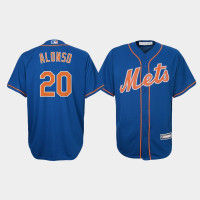 Youth New York Mets Pete Alonso #20 Royal Cool Base Majestic Replica Alternate Jersey