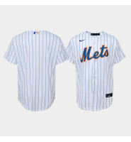 Youth New York Mets White Replica Nike Home Jersey