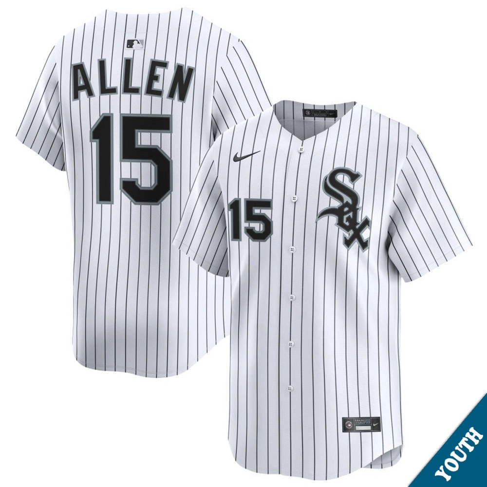 Youth Chicago White Sox Dick Allen #15 Home White Limited Former Player Jersey Youth Chicago White Sox Dick Allen #15 Home White Limited Former Player Jersey