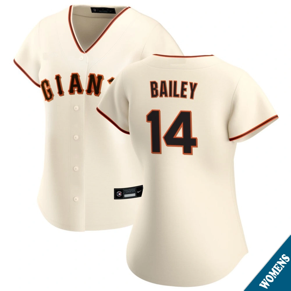 Women's San Francisco Giants Patrick Bailey #14 Home Cream Replica Jersey