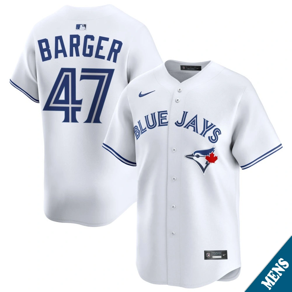 Men's Toronto Blue Jays Addison Barger #47 Home White Limited Jersey