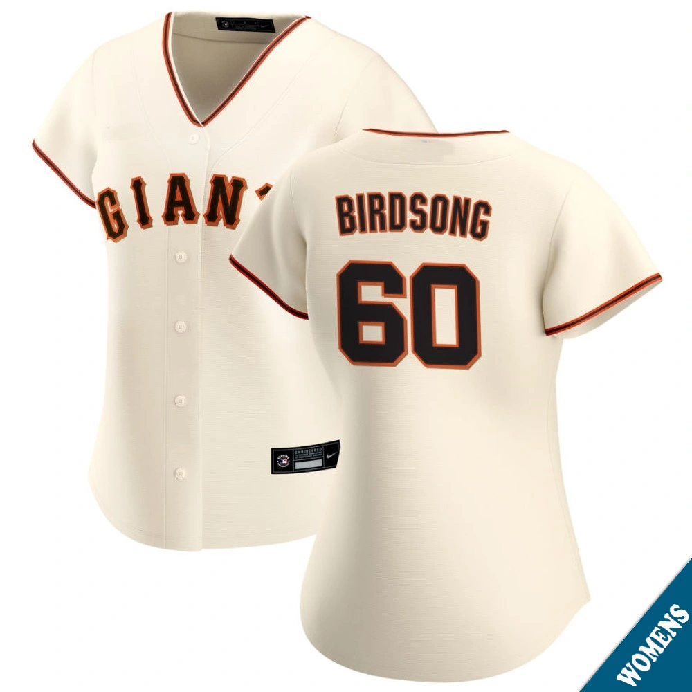 Women's San Francisco Giants Hayden Birdsong #60 Home Cream Replica Jersey