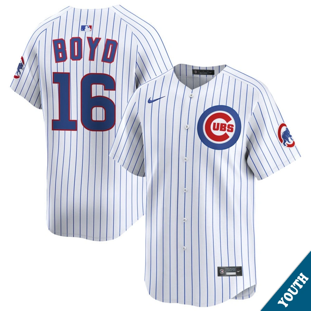 Youth Chicago Cubs Matthew Boyd #16 Home White Limited Jersey Youth Chicago Cubs Matthew Boyd #16 Home White Limited Jersey