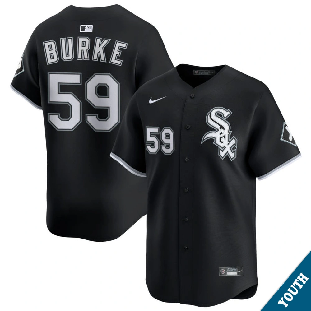 Youth Chicago White Sox Sean Burke #59 Black Alternate Limited Jersey