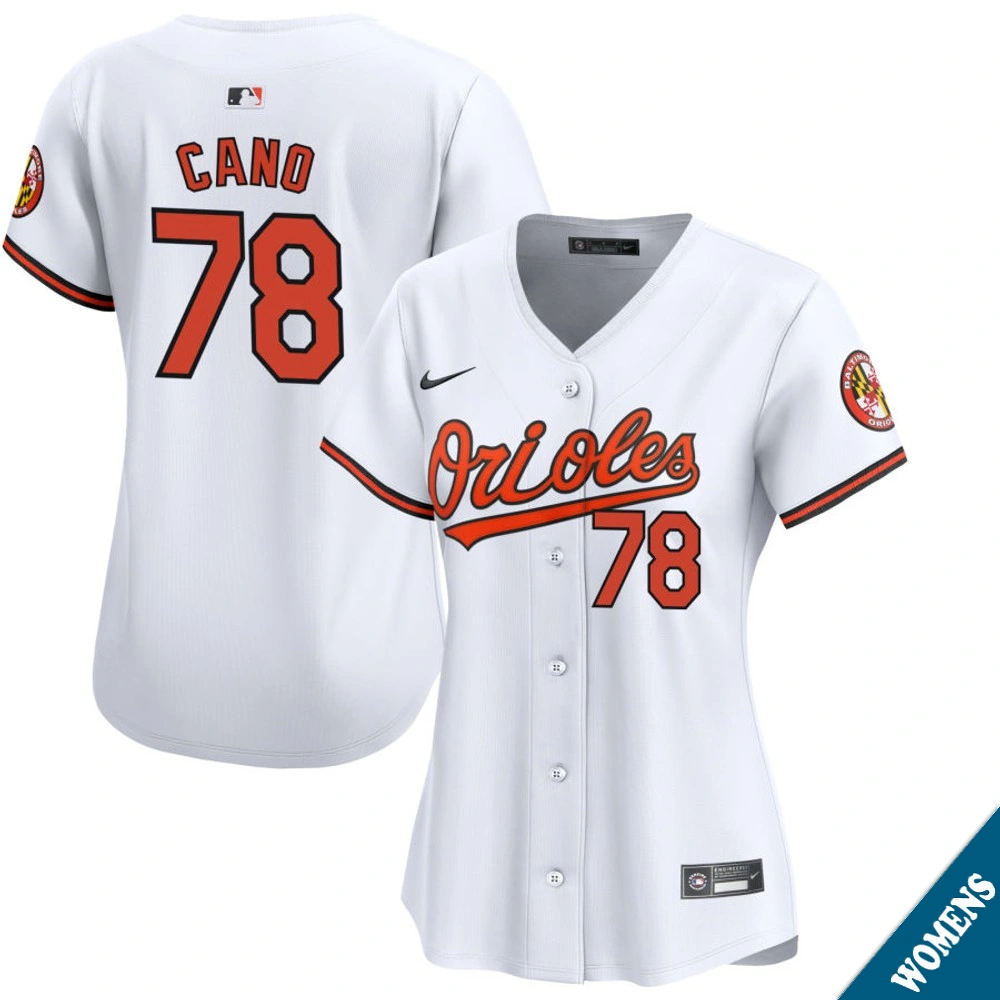 Women's Baltimore Orioles Yennier Cano #78 Home White Limited Jersey