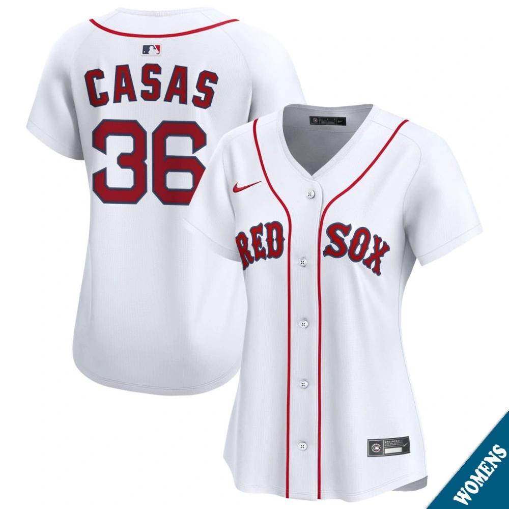 Women's Boston Red Sox Triston Casas #36 Home White Limited Jersey