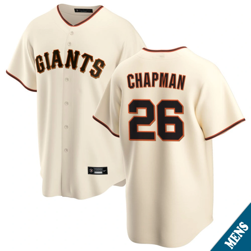 Men's San Francisco Giants Matt Chapman #26 Home Cream Replica Jersey