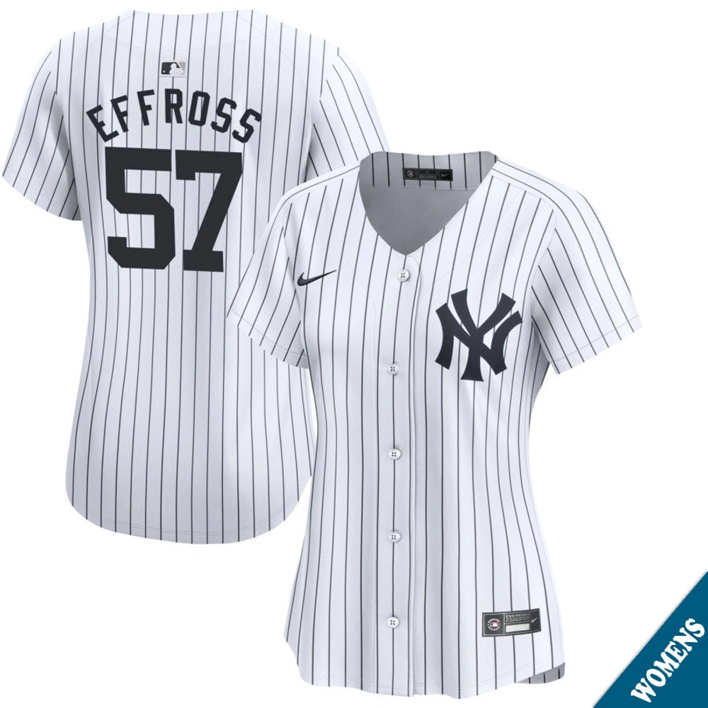 Women's New York Yankees Scott Effross #57 Home White Limited Jersey