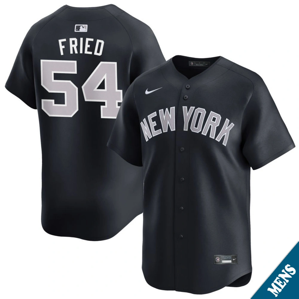 Men's New York Yankees Max Fried #54 Navy Alternate Limited Jersey