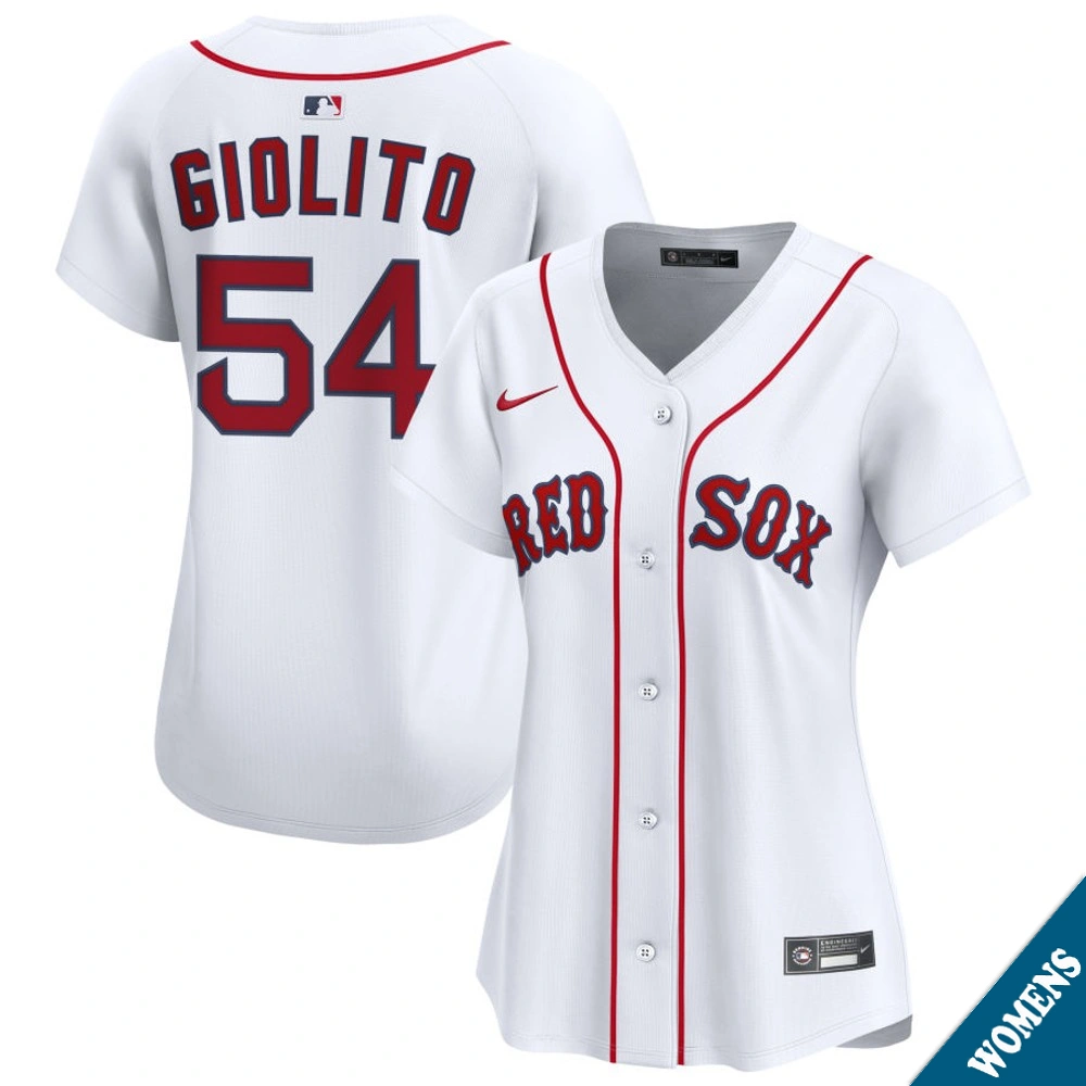 Women's Boston Red Sox Lucas Giolito #54 Home White Limited Jersey Women's Boston Red Sox Lucas Giolito #54 Home White Limited Jersey