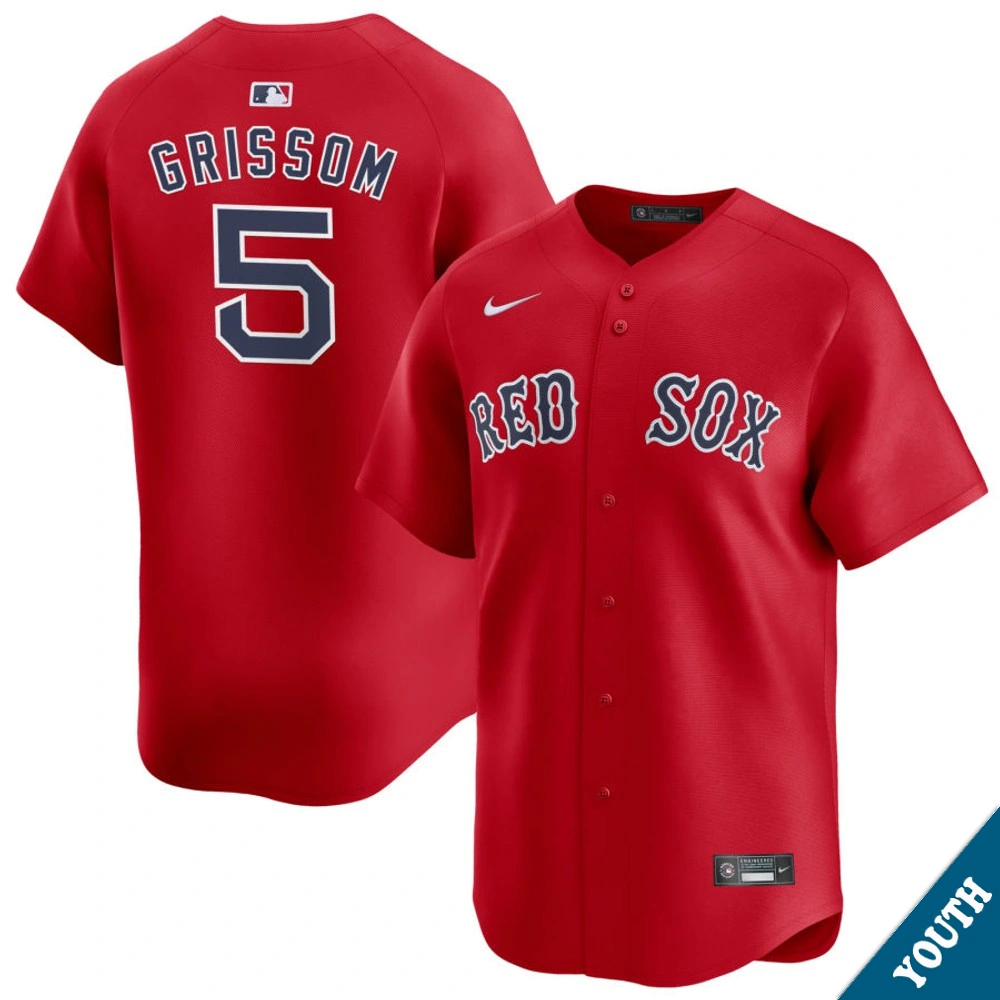 Youth Boston Red Sox Vaughn Grissom #5 Red Alternate Limited Jersey Youth Boston Red Sox Vaughn Grissom #5 Red Alternate Limited Jersey