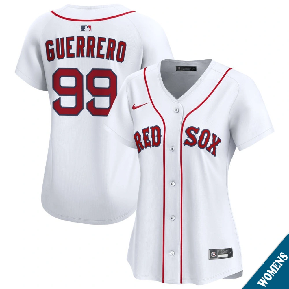 Women's Boston Red Sox Luis Guerrero #99 Home White Limited Jersey Women's Boston Red Sox Luis Guerrero #99 Home White Limited Jersey
