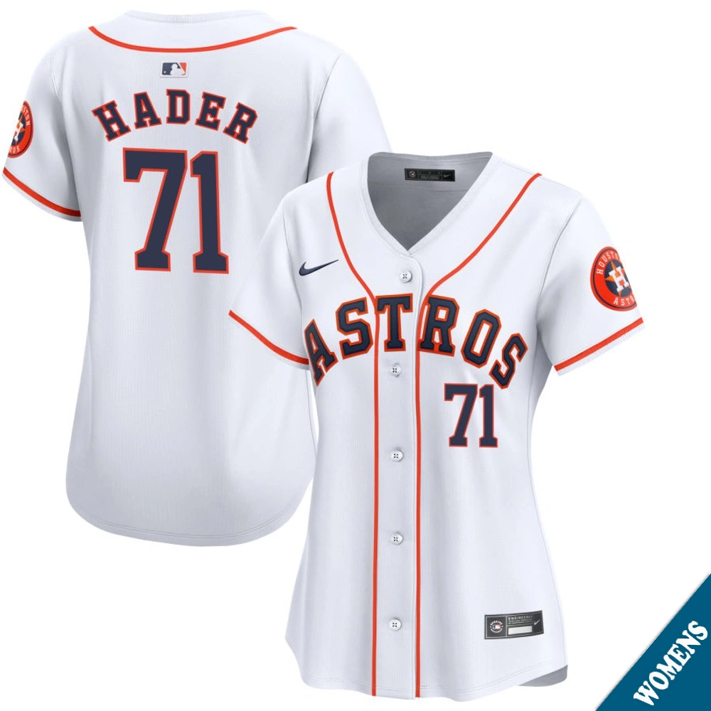 Women's Houston Astros Josh Hader #71 Home White Limited Jersey