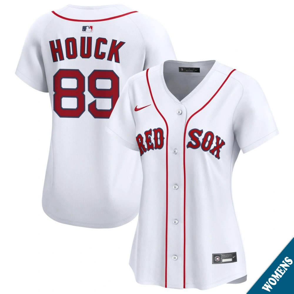 Women's Boston Red Sox Tanner Houck #89 Home White Limited Jersey Women's Boston Red Sox Tanner Houck #89 Home White Limited Jersey