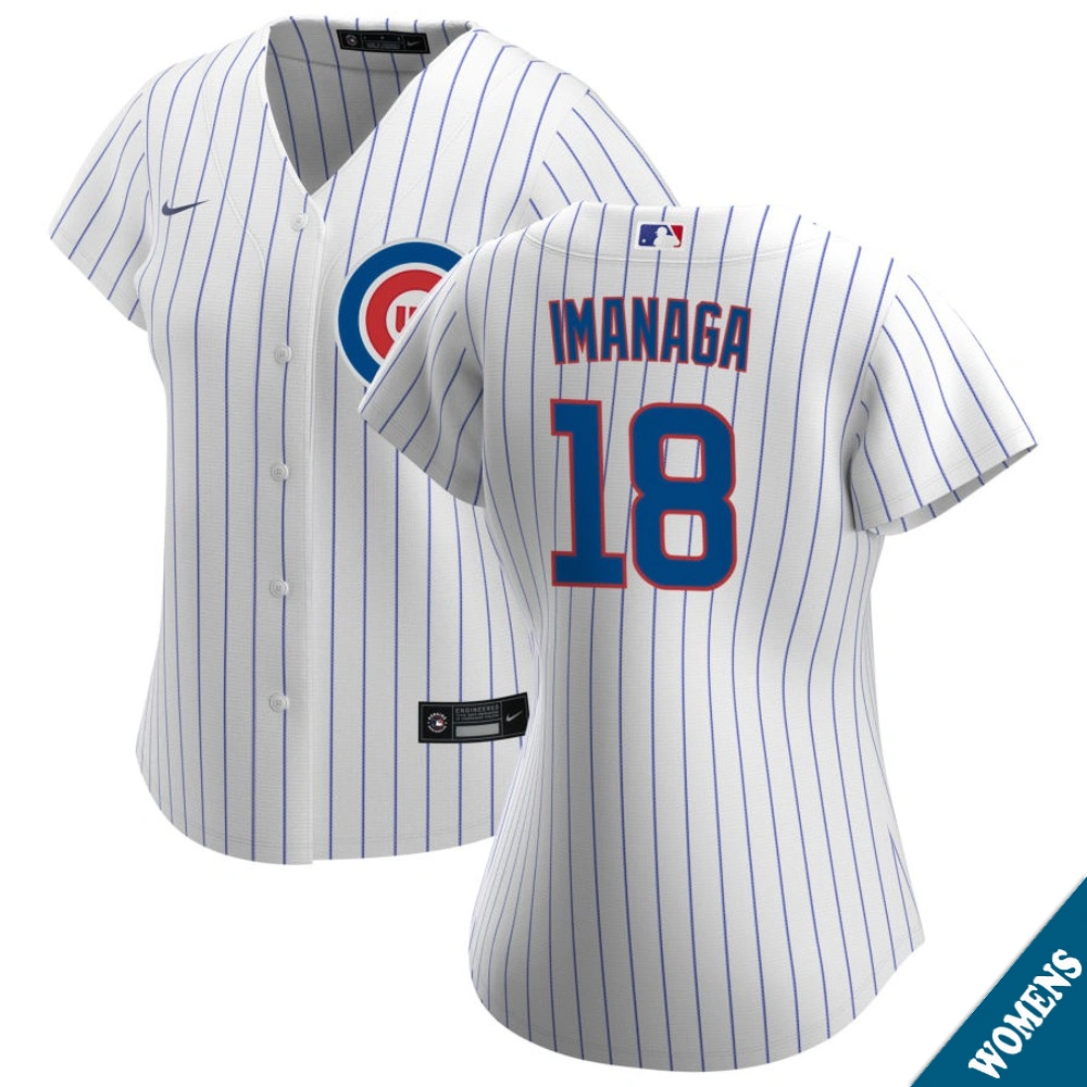 Women's Chicago Cubs Shota Imanaga #18 Home White Replica Jersey
