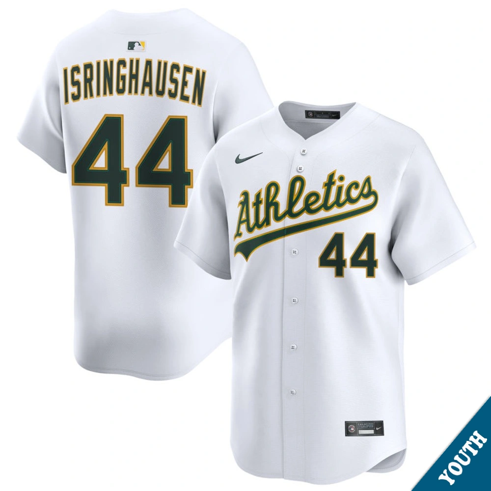 Youth Athletics Jason Isringhausen #44 Home White Limited Former Player‌ Jersey