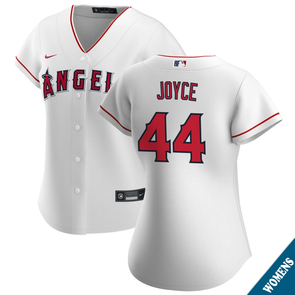 Women's Los Angeles Angels Ben Joyce #44 Home White Replica Jersey