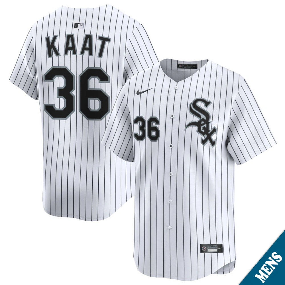 Men's Chicago White Sox Jim Kaat #36 Home White Limited Former Player Jersey Men's Chicago White Sox Jim Kaat #36 Home White Limited Former Player Jersey