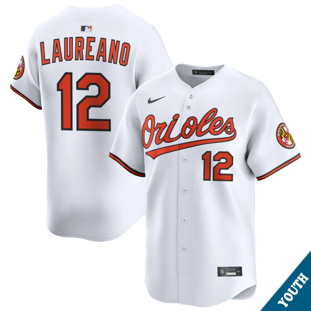 Youth Baltimore Orioles Ramon Laureano #12 Home White Limited Jersey