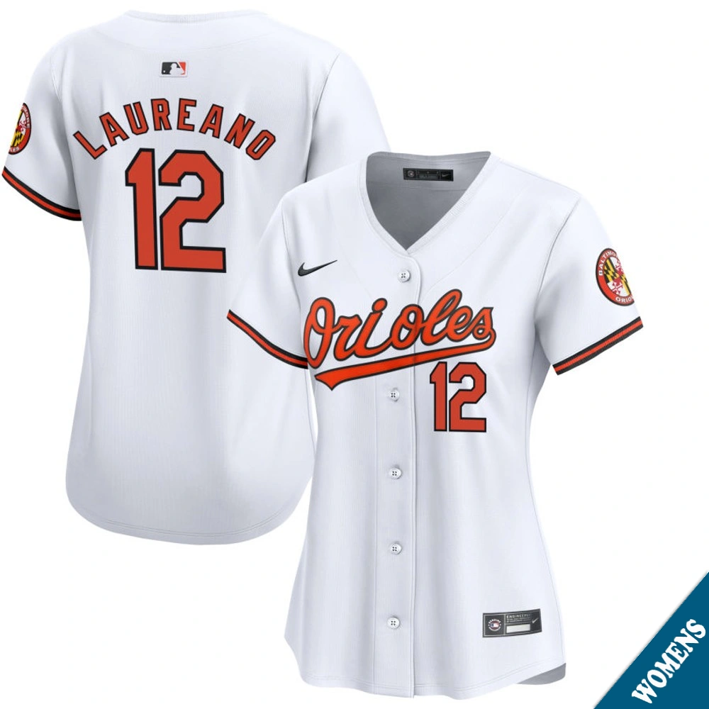 Women's Baltimore Orioles Ramon Laureano #12 Home White Limited Jersey