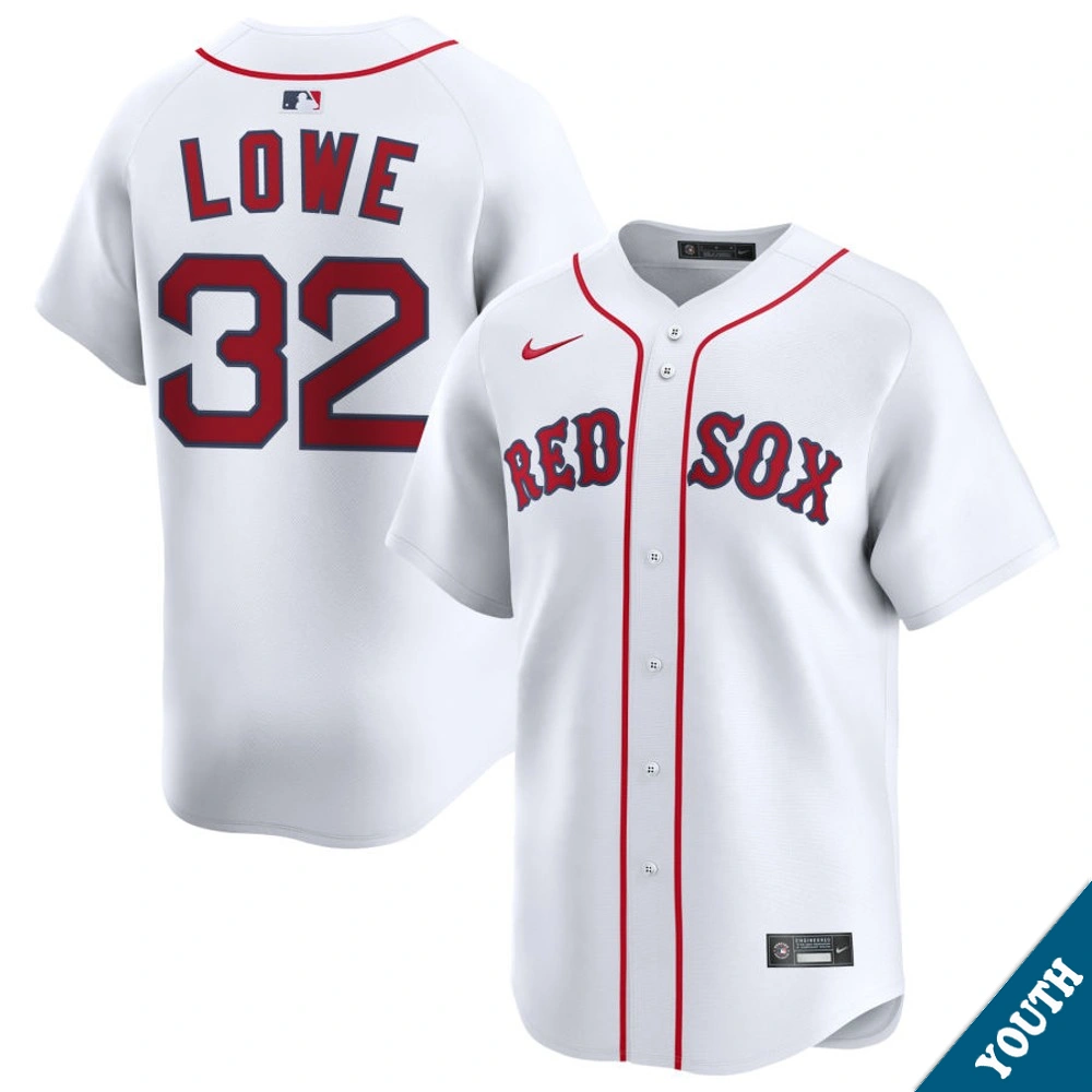 Youth Boston Red Sox Derek Lowe #32 Home White Limited Former Player Jersey Youth Boston Red Sox Derek Lowe #32 Home White Limited Former Player Jersey