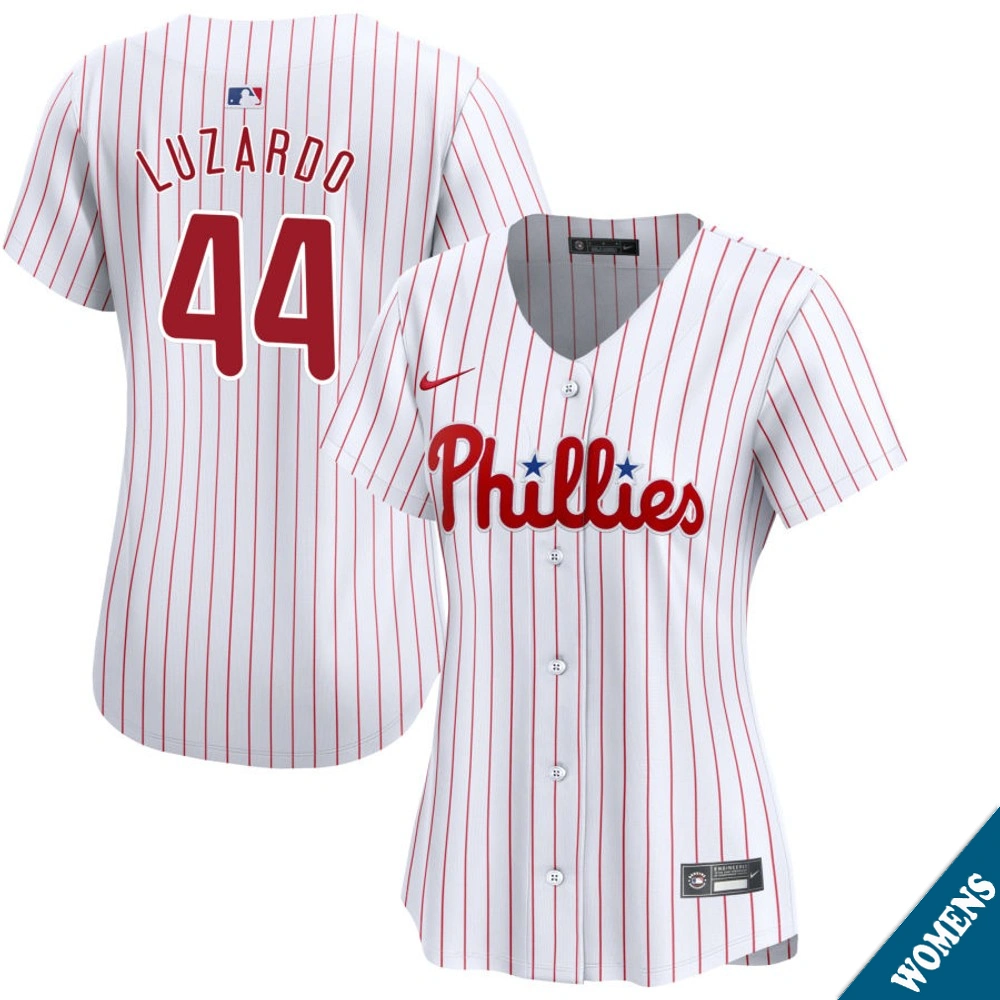 Women's Philadelphia Phillies Jesus Luzardo #44 Home White Limited Jersey