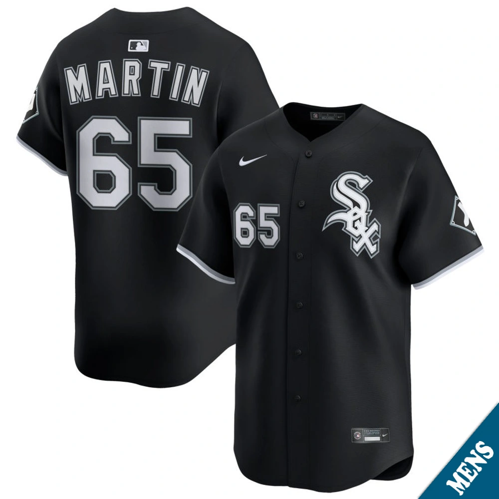 Men's Chicago White Sox Davis Martin #65 Black Alternate Limited Jersey Men's Chicago White Sox Davis Martin #65 Black Alternate Limited Jersey