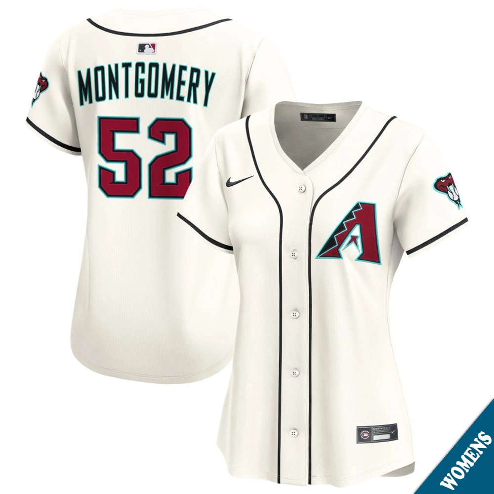 Women's Arizona Diamondbacks Jordan Montgomery #52 Home Cream Limited Jersey