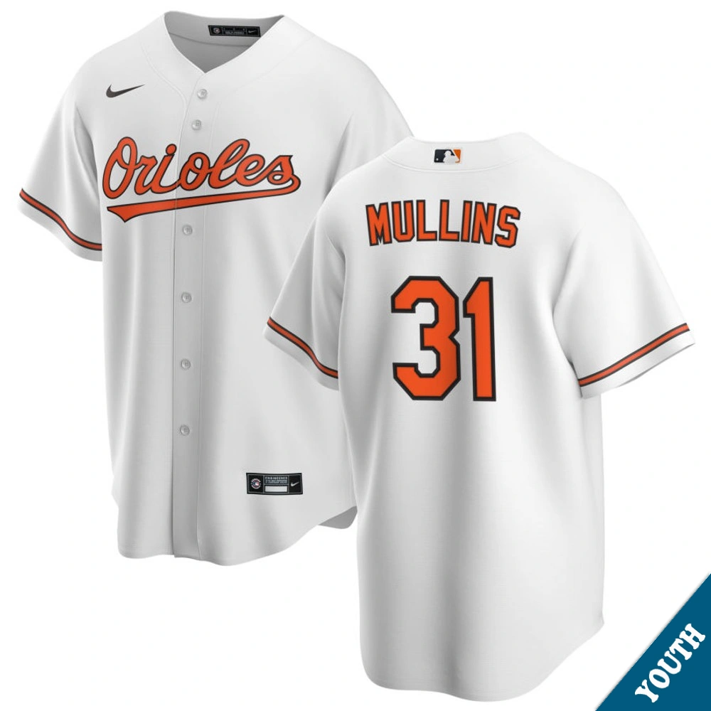 Youth Baltimore Orioles Cedric Mullins #31 Home White Replica Jersey Youth Baltimore Orioles Cedric Mullins #31 Home White Replica Jersey