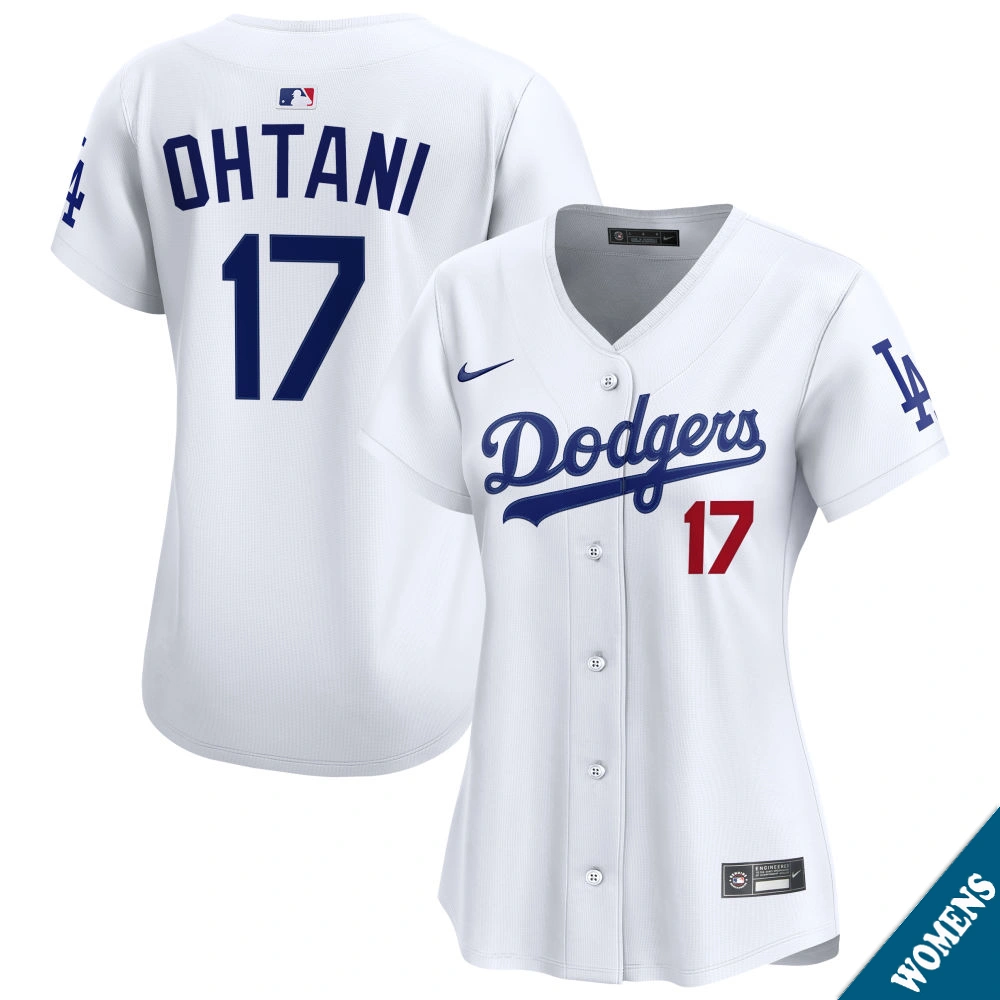 Women's Los Angeles Dodgers Shohei Ohtani #17 Home White Limited Jersey