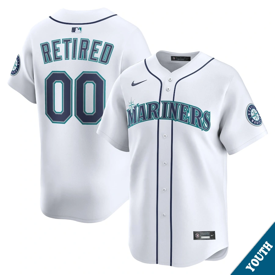 Youth Seattle Mariners John Olerud #5 Home White Limited Former Player‌ Jersey