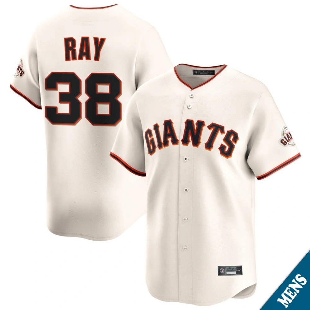 Men's San Francisco Giants Robbie Ray #38 Home Cream Limited Jersey
