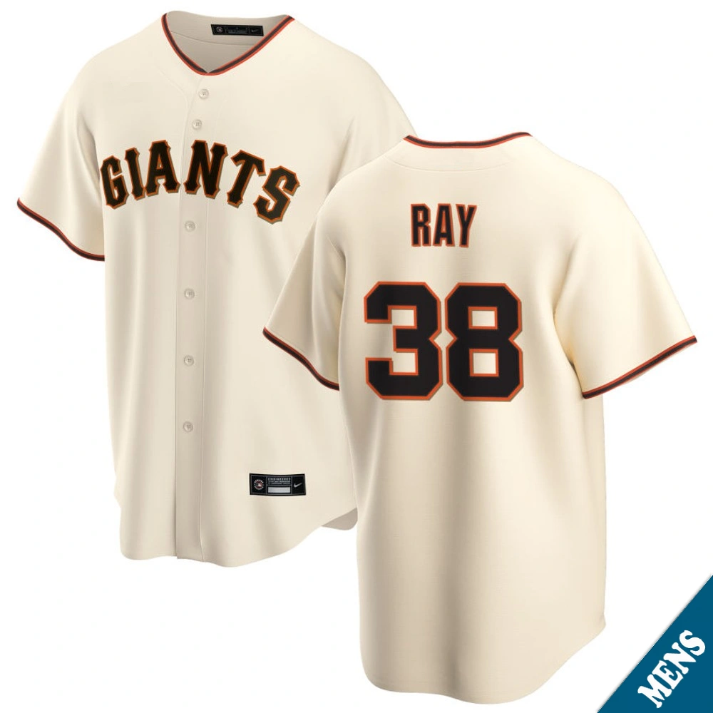 Men's San Francisco Giants Robbie Ray #38 Home Cream Replica Jersey