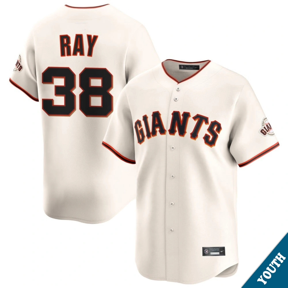 Youth San Francisco Giants Robbie Ray #38 Home Cream Limited Jersey
