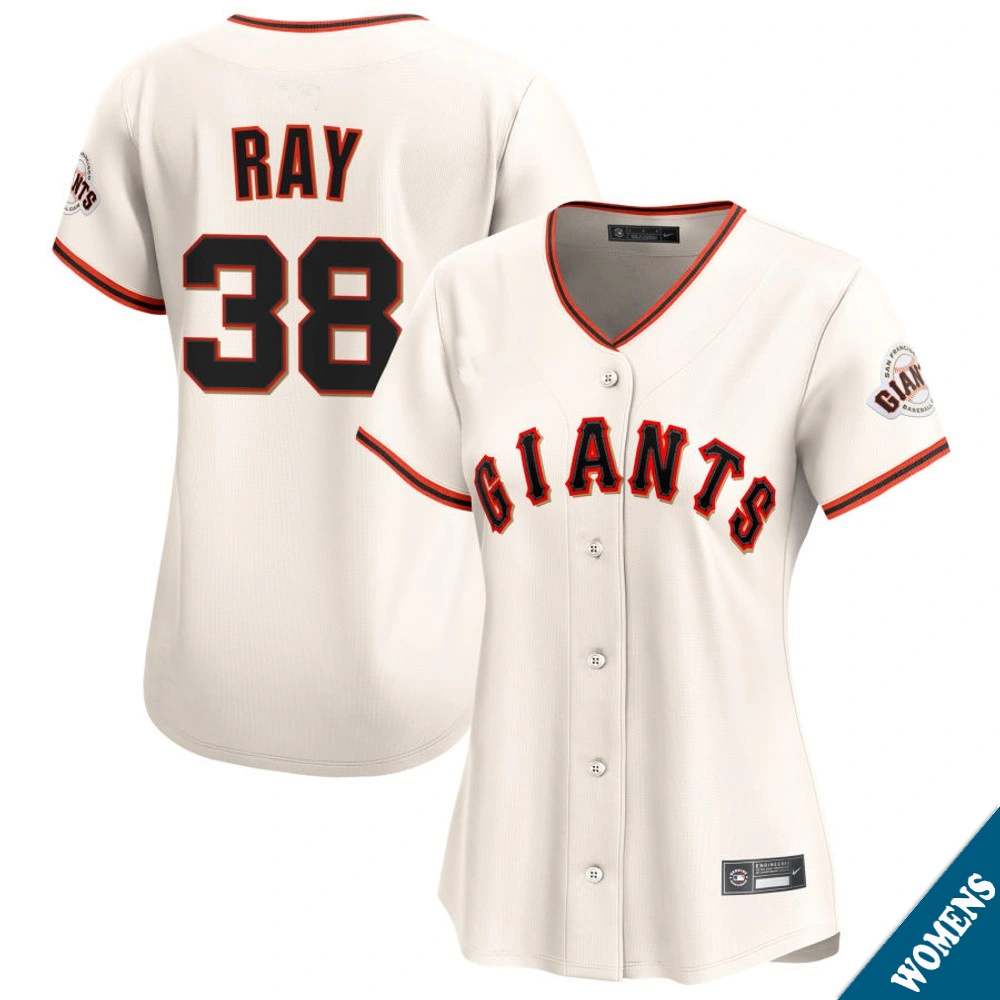 Women's San Francisco Giants Robbie Ray #38 Home Cream Limited Jersey