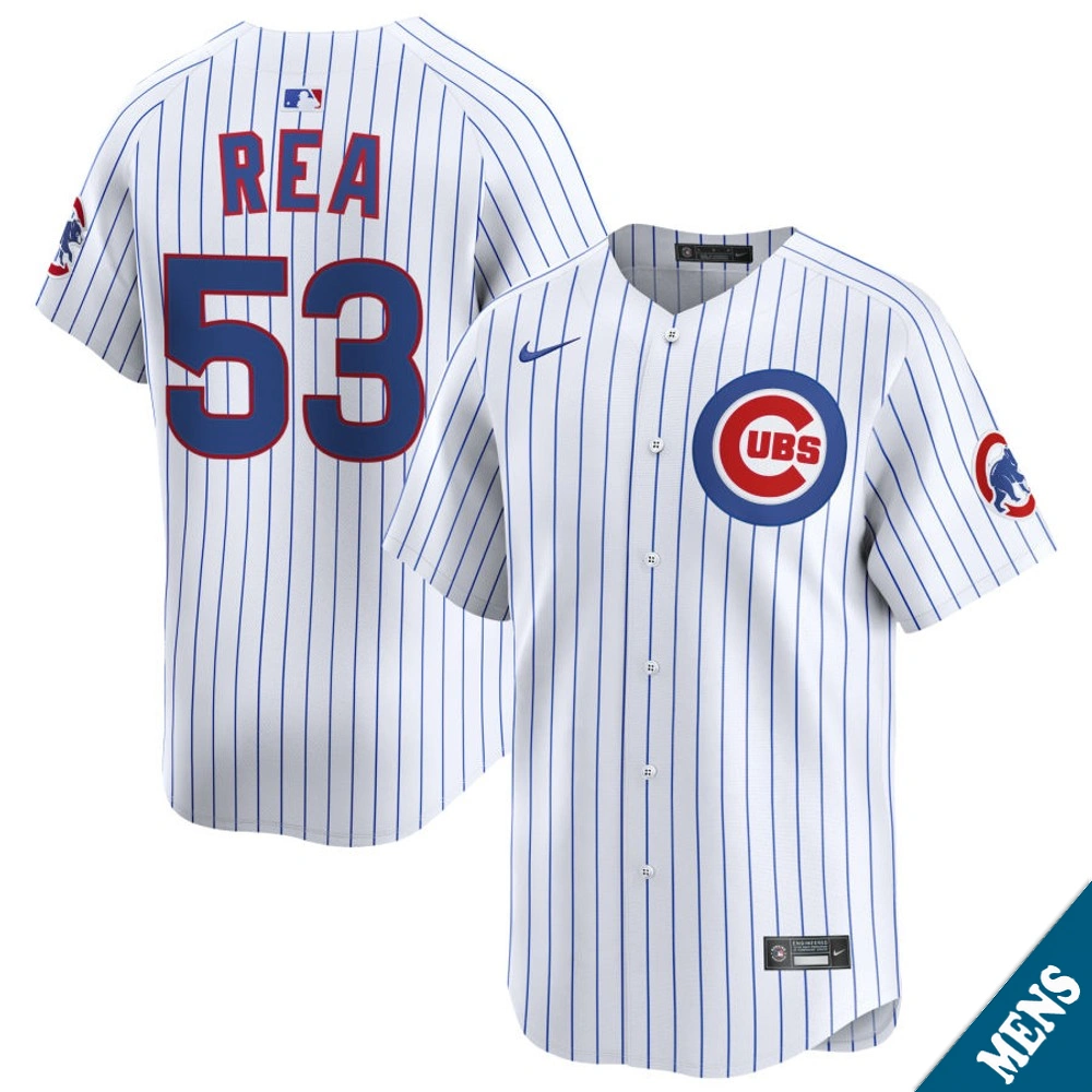 Men's Chicago Cubs Colin Rea #53 Home White Limited Jersey