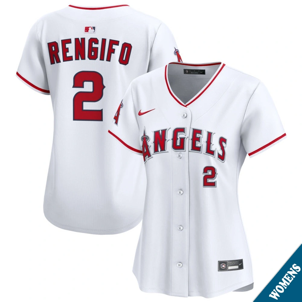 Women's Los Angeles Angels Chuckie Robinson #33 Home White Limited Jersey