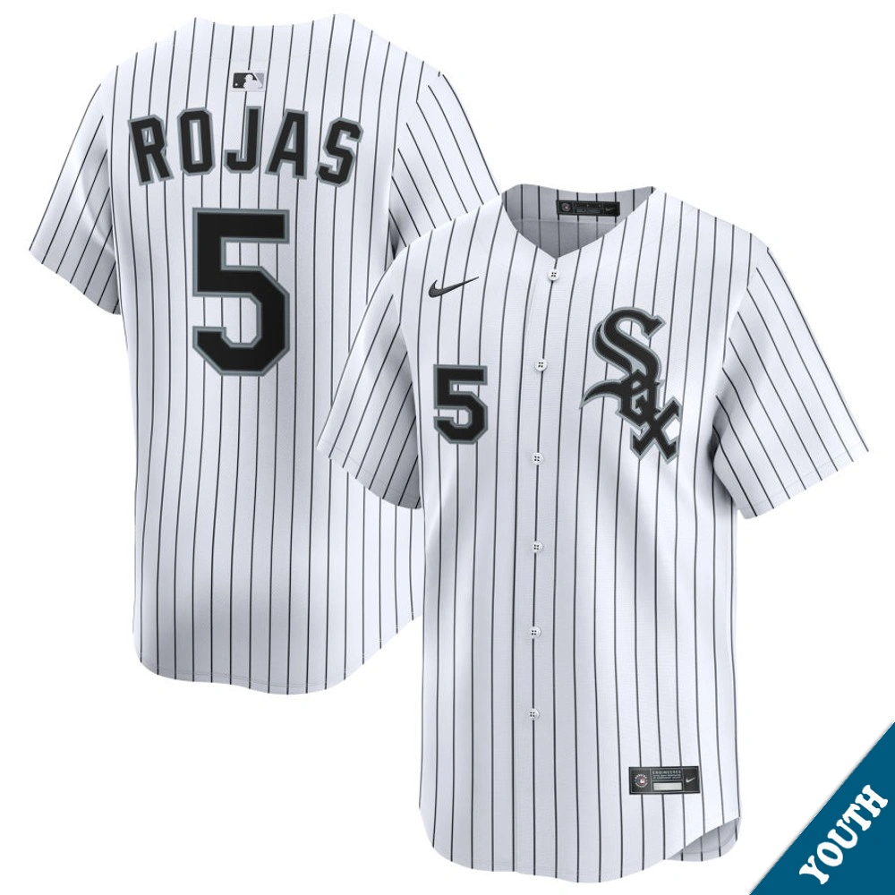 Youth Chicago White Sox Josh Rojas #5 Home White Limited Jersey Youth Chicago White Sox Josh Rojas #5 Home White Limited Jersey