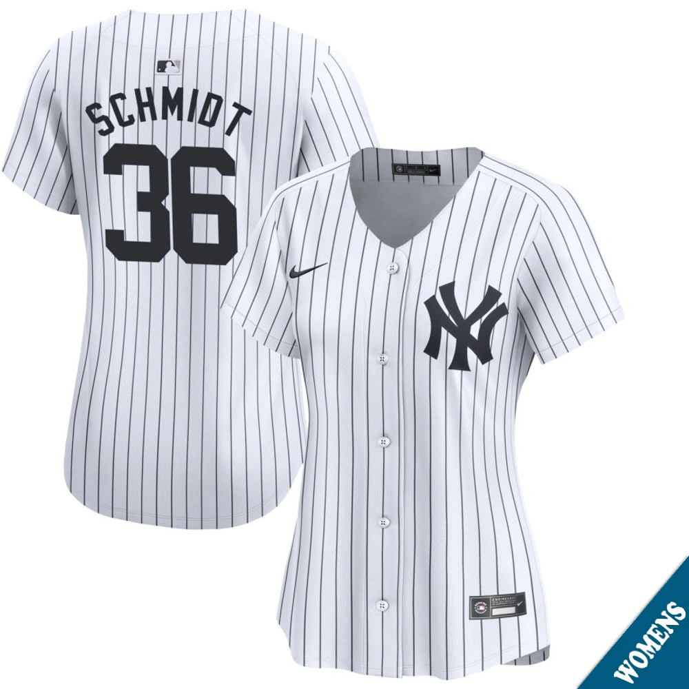 Women's New York Yankees Clarke Schmidt #36 Home White Limited Jersey