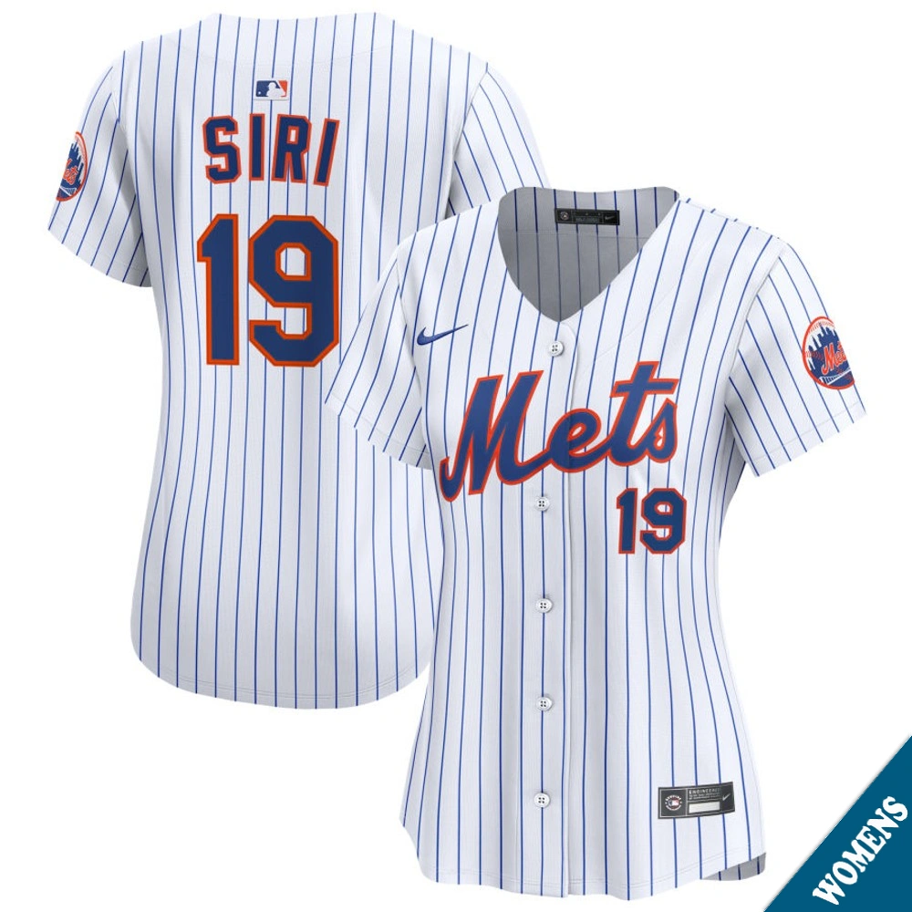Women's New York Mets Jose Siri #19 Home White Limited Jersey