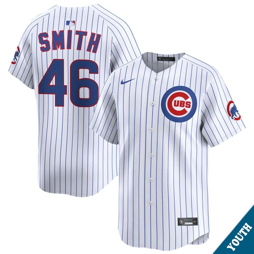 Youth Chicago Cubs Lee Smith #46 Home White Limited Former Player‌ Jersey