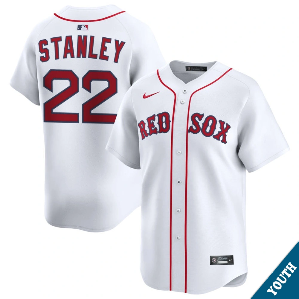 Youth Boston Red Sox Mike Stanley #22 Home White Limited Former Player Jersey Youth Boston Red Sox Mike Stanley #22 Home White Limited Former Player Jersey