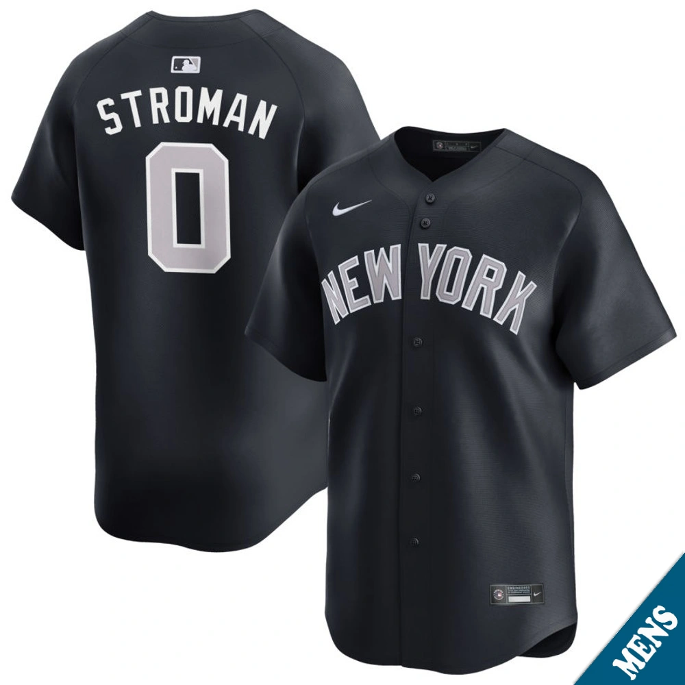 Men's New York Yankees Marcus Stroman #0 Navy Alternate Limited Jersey