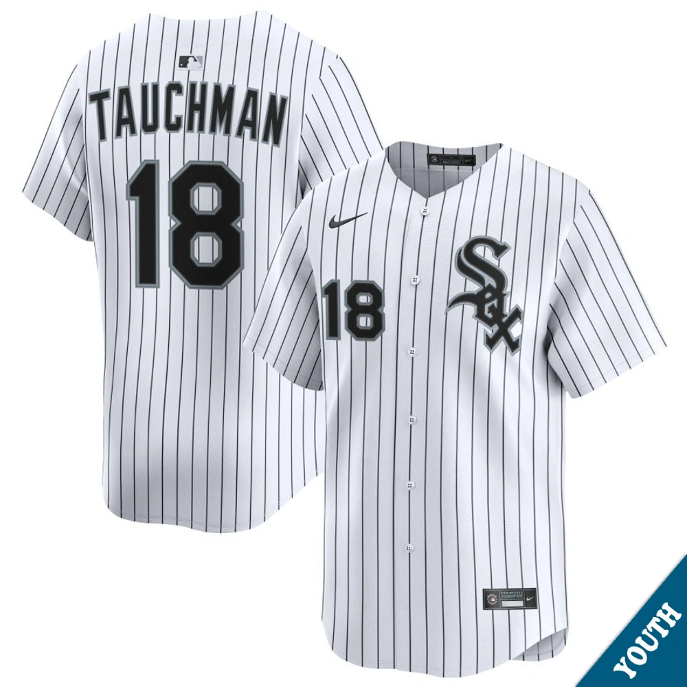 Youth Chicago White Sox Mike Tauchman #18 Home White Limited Jersey Youth Chicago White Sox Mike Tauchman #18 Home White Limited Jersey